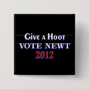 Chapa Cuadrada Newt 2012 GAH del voto