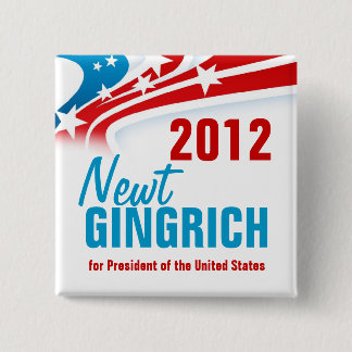 Chapa Cuadrada Newt Gingich