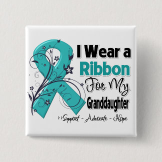 Chapa Cuadrada Nieta - Cinta de Cáncer de Ovariano