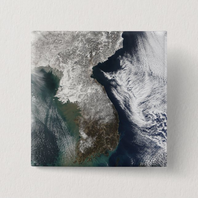 Chapa Cuadrada Nieve en Corea (Anverso)