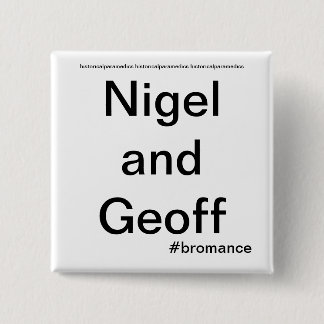 Chapa Cuadrada Nigel y Geoff - paramédicos históricos
