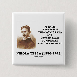 Chapa Cuadrada Nikola Tesla aprovechó el dispositivo del motivo