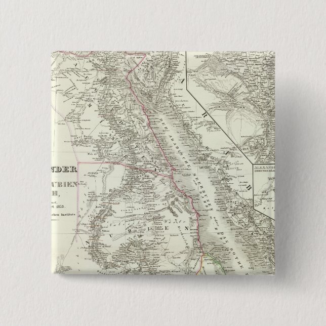 Chapa Cuadrada Nillander - El Nilo, África (Anverso)
