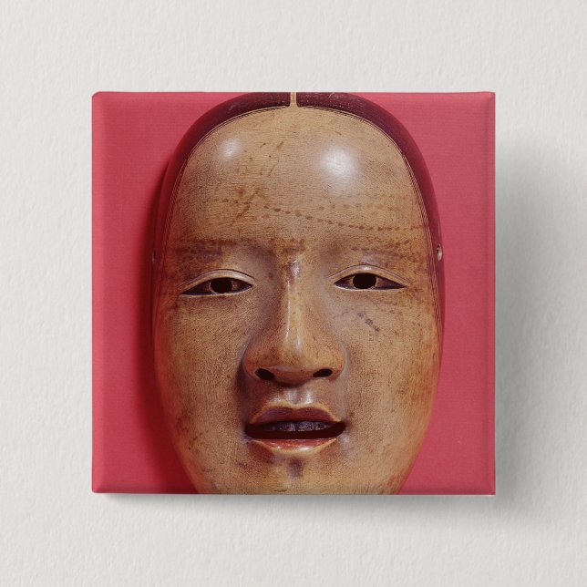 Chapa Cuadrada Ninguna máscara del teatro (Anverso)