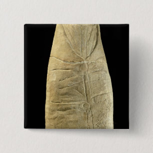 Chapa Cuadrada Niño en ropa swaddling