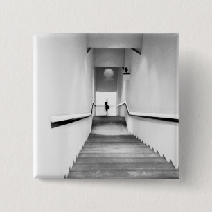 Chapa Cuadrada Niza Francia, Museo de Arte Moderno en escalera