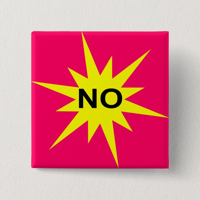 Chapa Cuadrada No (Anverso)