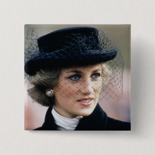 Chapa Cuadrada No.44 princesa Diana Francia 1988