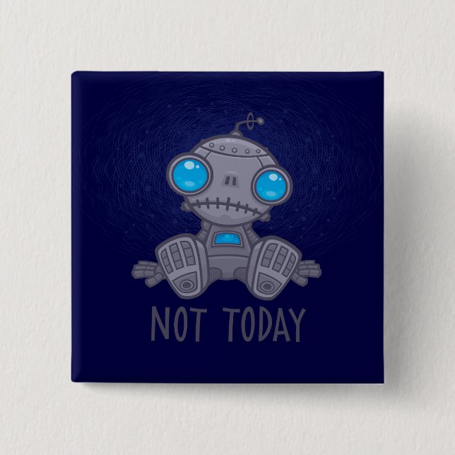 Chapa Cuadrada No es el triste robot de hoy (Anverso)