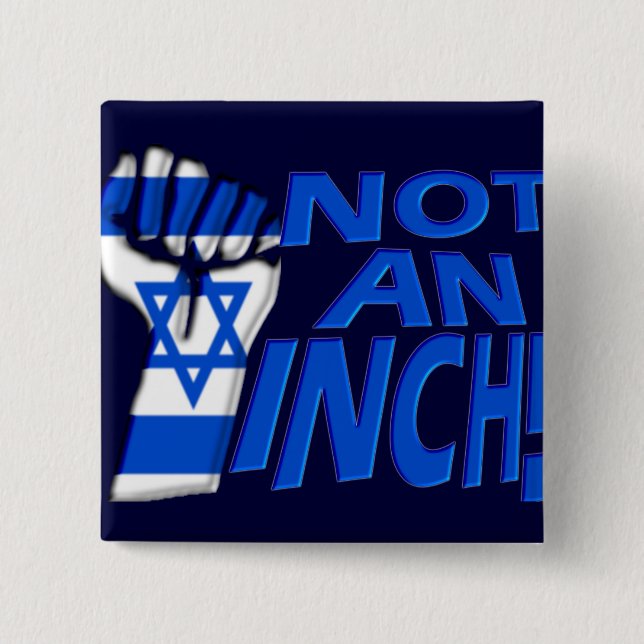 Chapa Cuadrada No es una pulgada (Anverso)