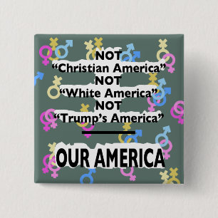 Chapa Cuadrada No "género de América del triunfo"/Pin de la