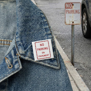 Chapa Cuadrada No hay aparcamiento en señal de advertencia de trá