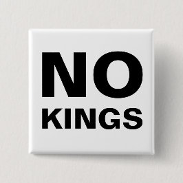 Chapa Cuadrada No Kings bold typography protest
