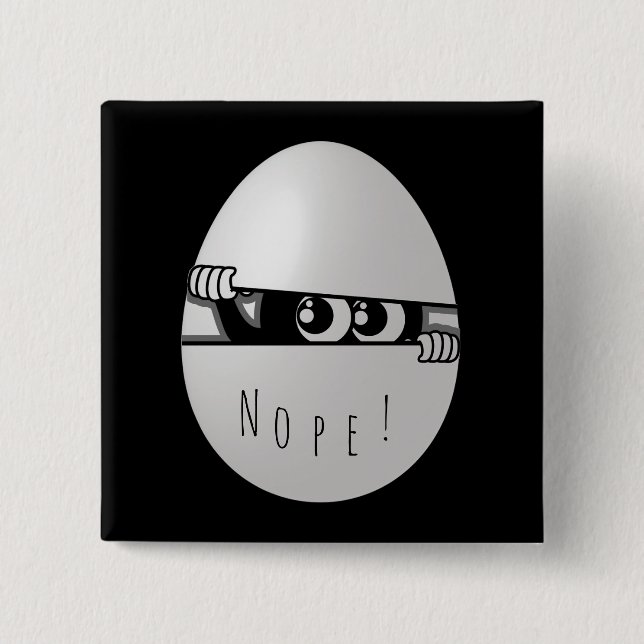 Chapa Cuadrada ¡No! No es gracioso que introvertan hoy (Anverso)