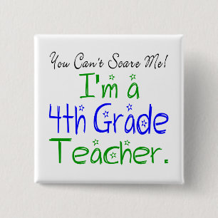 Chapa Cuadrada No puedes asustarme, soy un profesor de cuarto gra