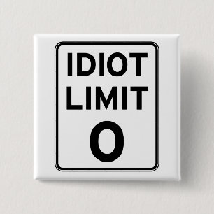 Chapa Cuadrada No puedo tratar de más idiotas