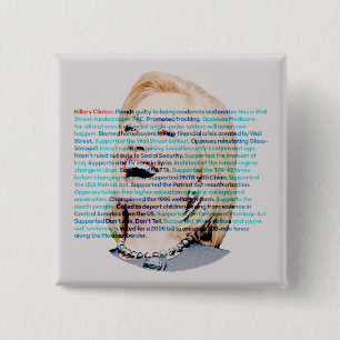 Chapa Cuadrada No sea engañado por Hillary