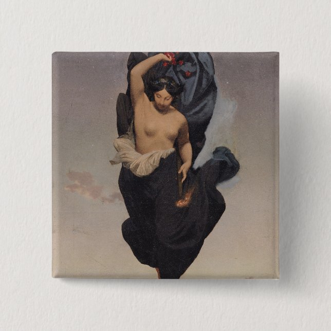 Chapa Cuadrada Noche, c.1850-55 (Anverso)