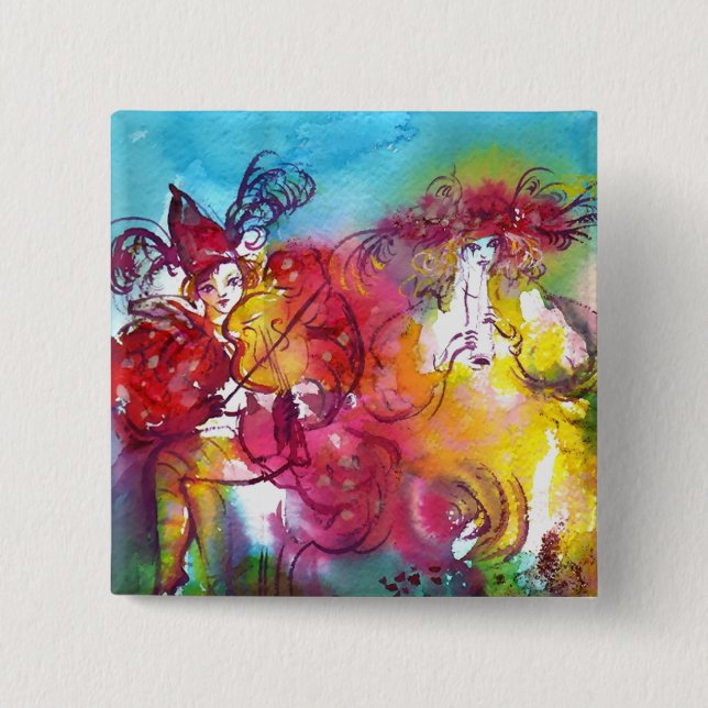 Chapa Cuadrada NOCHE DE CARNAVAL / Mascarada veneciana, música de (Anverso)