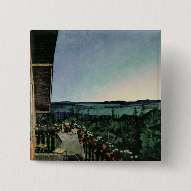 Chapa Cuadrada Noche de verano, 1899 (Anverso)