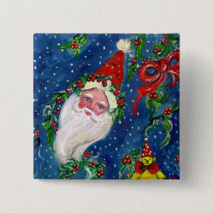Chapa Cuadrada NOCHE navidad / SANTA