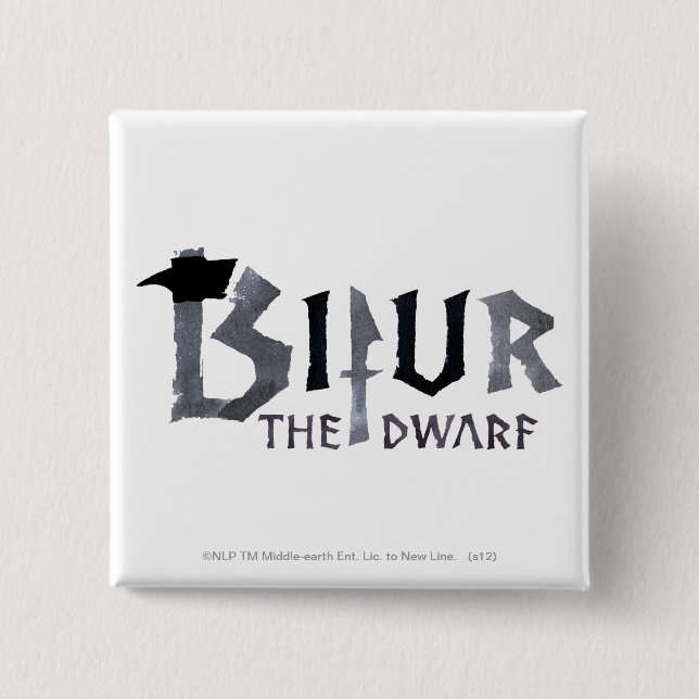 Chapa Cuadrada Nombre de Bifur (Anverso)