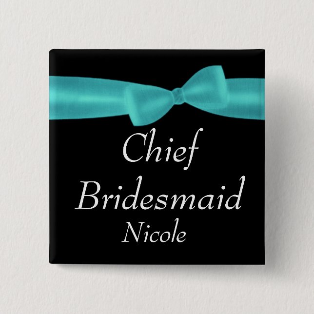 Chapa Cuadrada Nombre de encargo Y122 de la PRINCIPAL de la DAMA (Anverso)