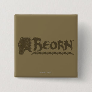 Chapa Cuadrada Nombre de la cabeza del oso de BEORN™