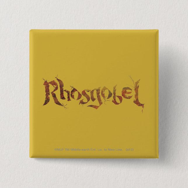 Chapa Cuadrada Nombre de Rhosgobel (Anverso)