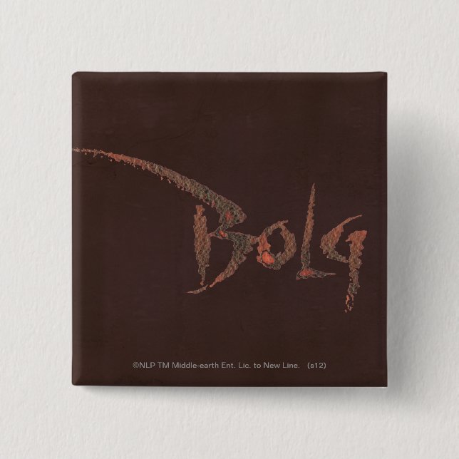 Chapa Cuadrada Nombre del Bolg (Anverso)