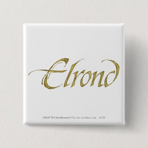 Chapa Cuadrada Nombre ELROND™ Texturado