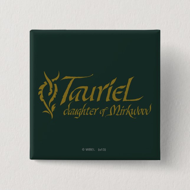 Chapa Cuadrada nombre TAURIEL™ (Anverso)
