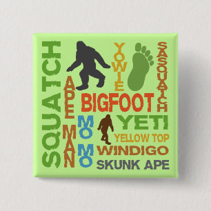 Chapa Cuadrada Nombres para Bigfoot