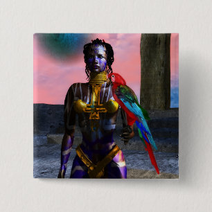 CHAPA CUADRADA NORA CYBER WARRIOR