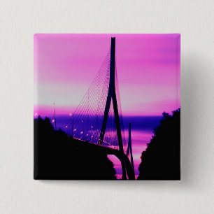 Chapa Cuadrada Normandy Bridge, Le Havre, Francia 2