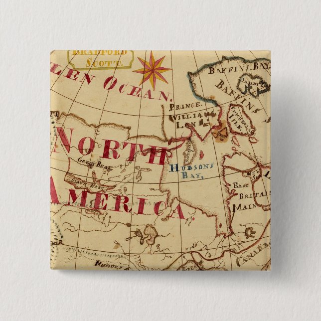 Chapa Cuadrada Norteamérica 8 (Anverso)