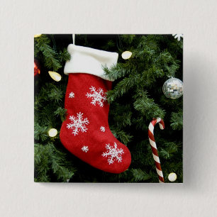 Chapa Cuadrada Norteamérica. Decoraciones del navidad en árbol.