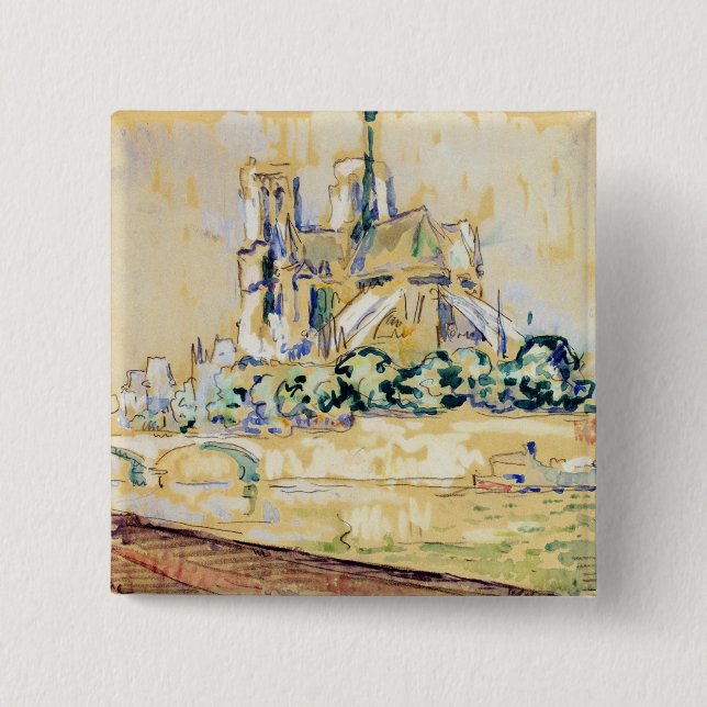Chapa Cuadrada Notre Dame, 1885 (Anverso)
