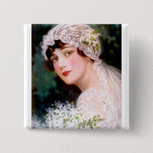 Chapa Cuadrada Novia de 1915