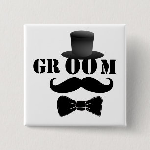 Chapa Cuadrada Novio con clase