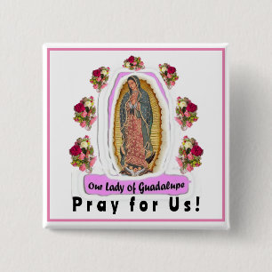 Chapa Cuadrada Nuestra Señora de Guadalupe