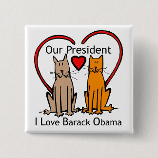 CHAPA CUADRADA NUESTRO PRESIDENTE