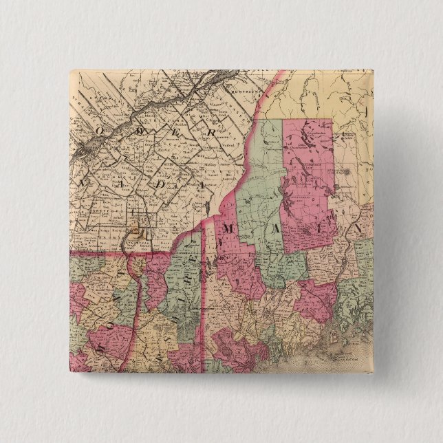 Chapa Cuadrada Nueva Inglaterra 2 (Anverso)