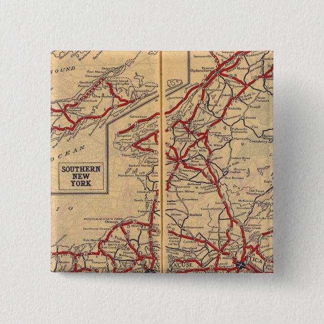 Chapa Cuadrada Nueva York 28 (Anverso)