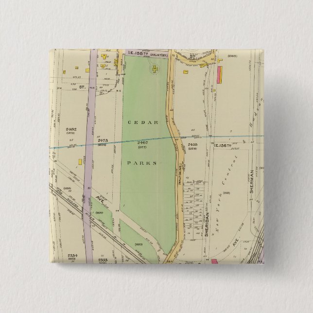 Chapa Cuadrada Nueva York 37 (Anverso)