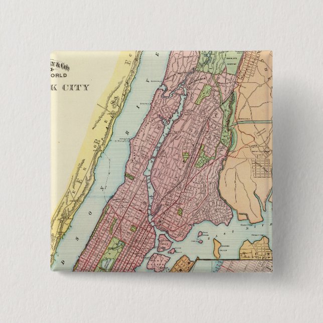 Chapa Cuadrada Nueva York 4 (Anverso)