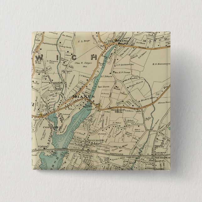 Chapa Cuadrada Nueva York 7 (Anverso)