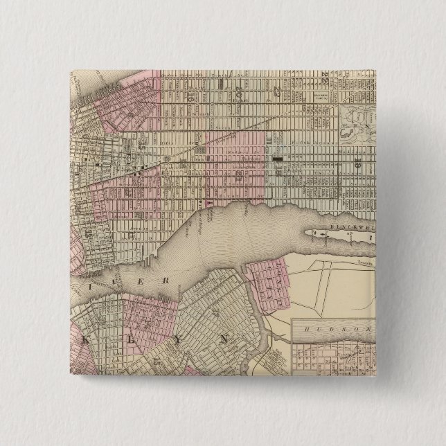 Chapa Cuadrada Nueva York, Brooklyn 3 (Anverso)