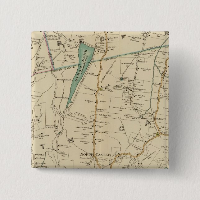 Chapa Cuadrada Nueva York del Norte (Anverso)