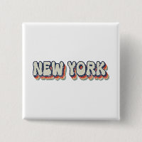 Nueva York Retro 80s Ciudad de Cromo 